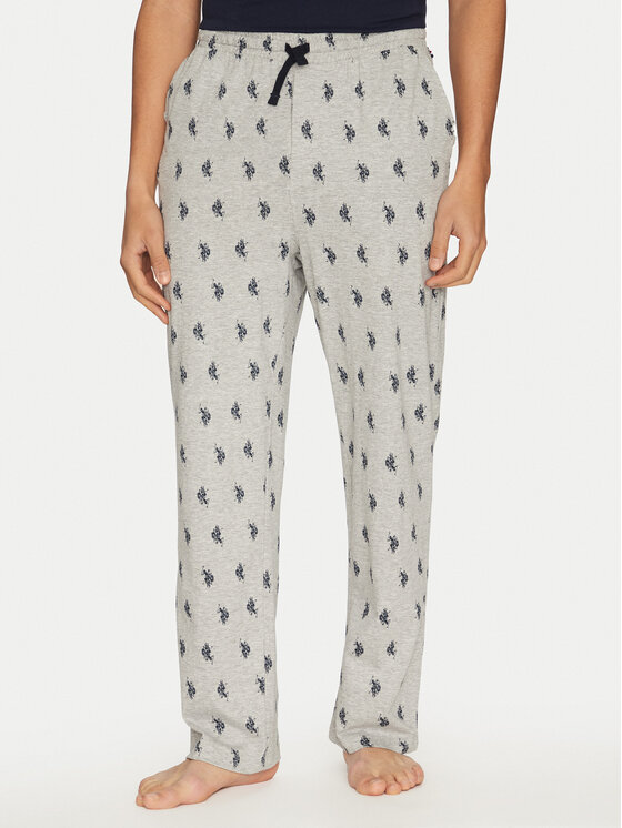 U.S. Polo Assn. Spodnie piżamowe MUP1657 Szary Regular Fit