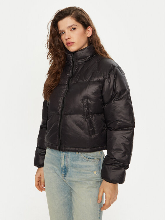 Hunter Kurtka zimowa Eve HARW0033242 Czarny Regular Fit