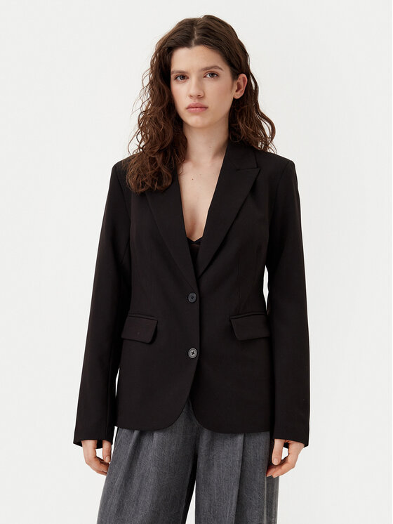 ONLY Marynarka Raven 15338389 Czarny Slim Fit