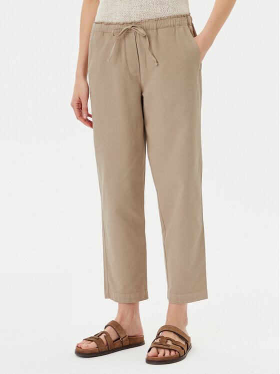 Marc O'Polo Spodnie materiałowe M03 1340 10073 Beżowy Tapered Fit