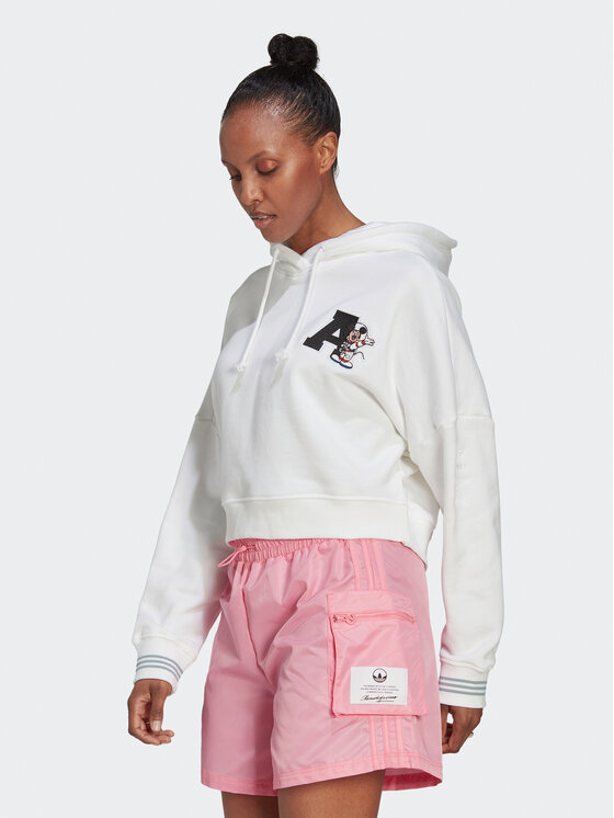 adidas Bluza Disney HL9055 Biały Loose Fit