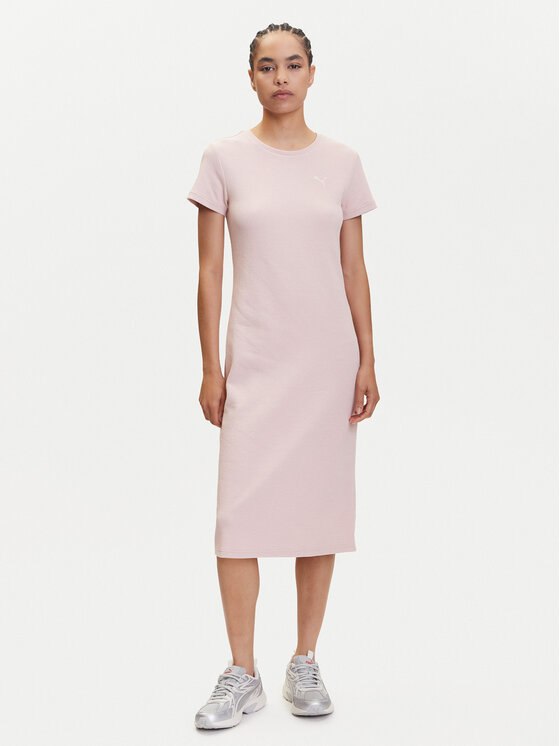Puma Sukienka codzienna Her 685063 Różowy Regular Fit