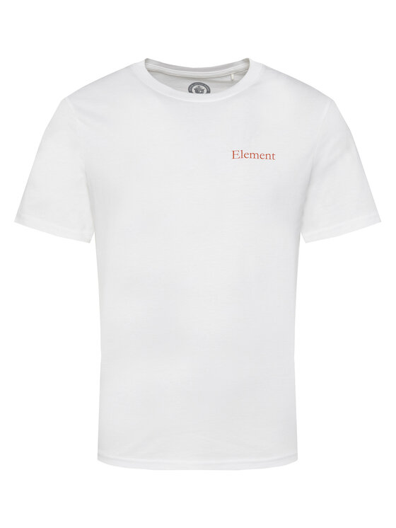 Element T-Shirt Sbxe Bee ELYZT00487 Biały Regular Fit