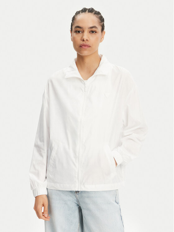 Guess Kurtka przejściowa V5GL01 WH482 Biały Regular Fit