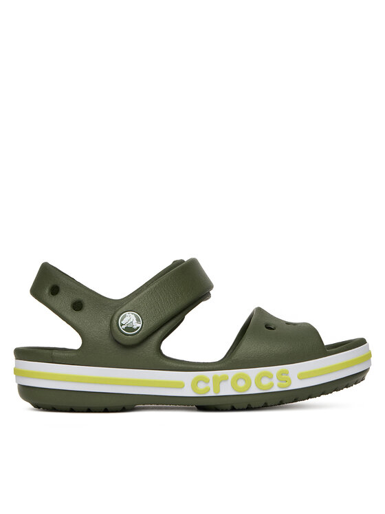 Crocs Sandały BAYABAND SANDAL K 211054-309 Zielony