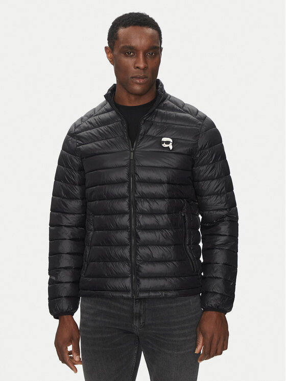 KARL LAGERFELD Kurtka przejściowa 505710 500590 Czarny Regular Fit