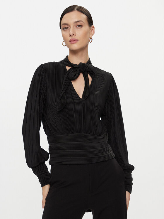 Vero Moda Bluzka 10295544 Czarny Regular Fit