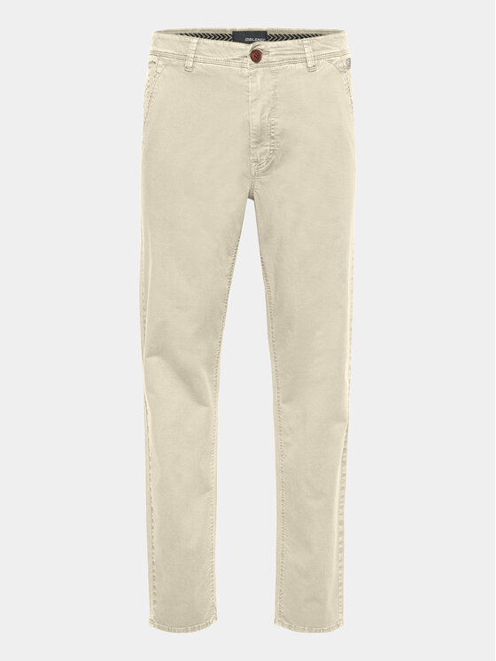 Blend Chinosy 20716448 Beżowy Slim Fit
