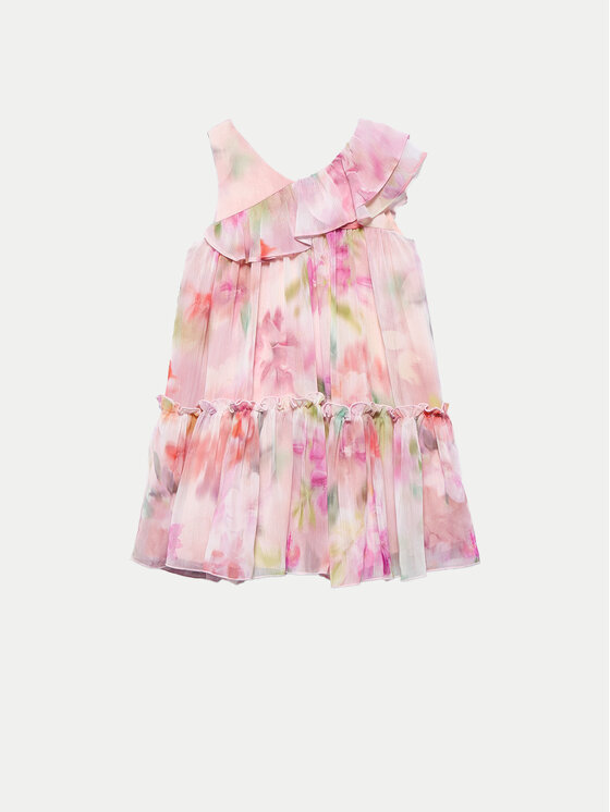 Abel & Lula Sukienka elegancka 5043 Różowy Regular Fit