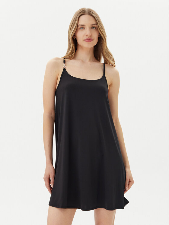 EA7 Emporio Armani Sukienka plażowa 7W000312 AF12211 UC001 Czarny