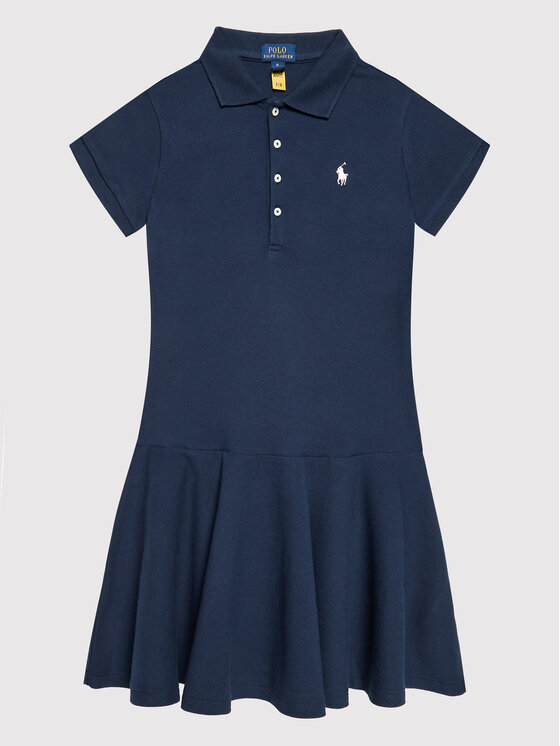 Polo Ralph Lauren Sukienka codzienna 313624740001 Granatowy Regular Fit