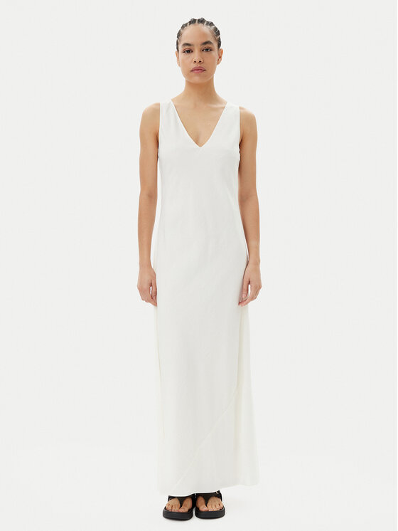 Calvin Klein Sukienka letnia K20K208355 Biały Regular Fit