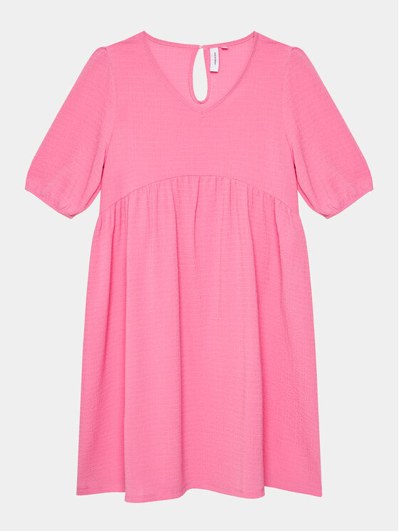 Vero Moda Girl Sukienka codzienna 10290842 Różowy Regular Fit