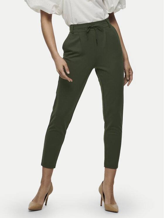 ONLY Spodnie materiałowe Poptrash 15115847 Khaki Regular Fit