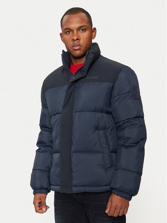 Mustang Kurtka zimowa Oakfield 1015607 Granatowy Regular Fit