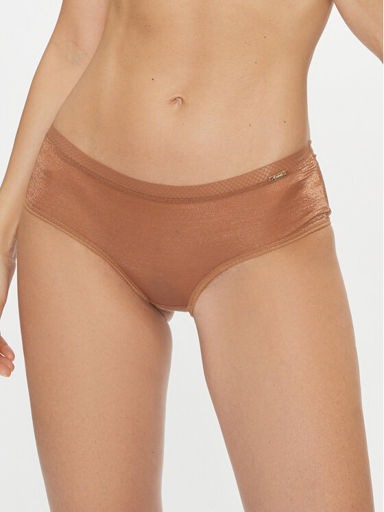 Gossard Bokserki Glossies 6274 Brązowy