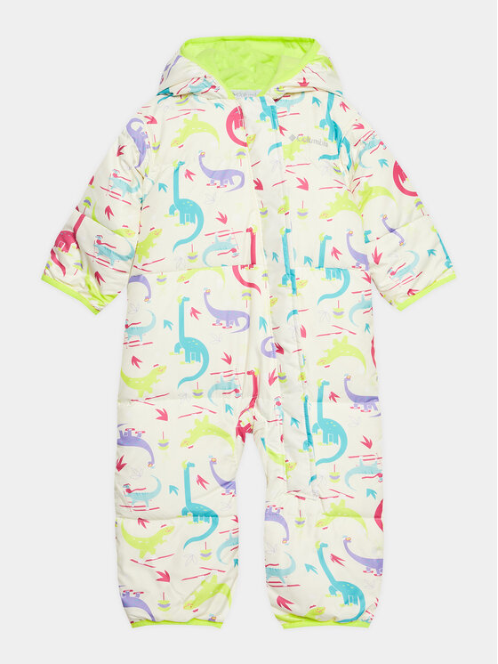 Columbia Kombinezon zimowy Snuggly Bunny™ Bunting Biały Regular Fit