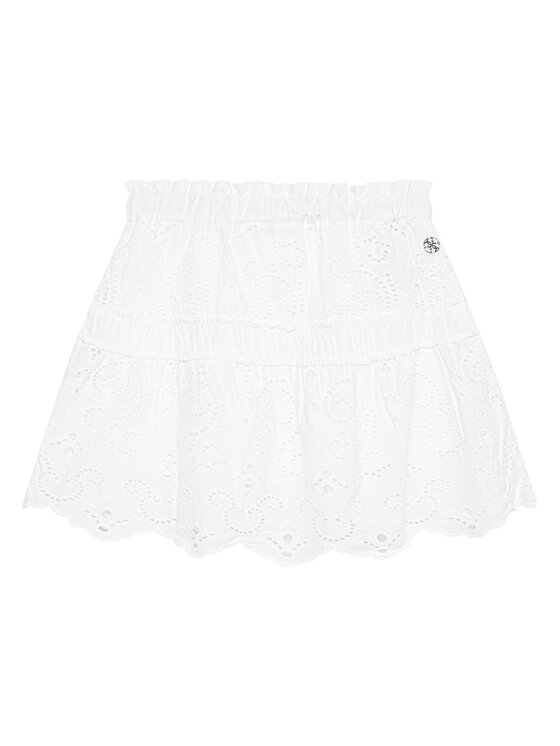 Guess Spódnica J5GD35 WH7D0 Biały Regular Fit