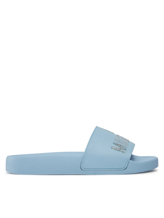 LOVE MOSCHINO Klapki JA28122G1II13712 Błękitny