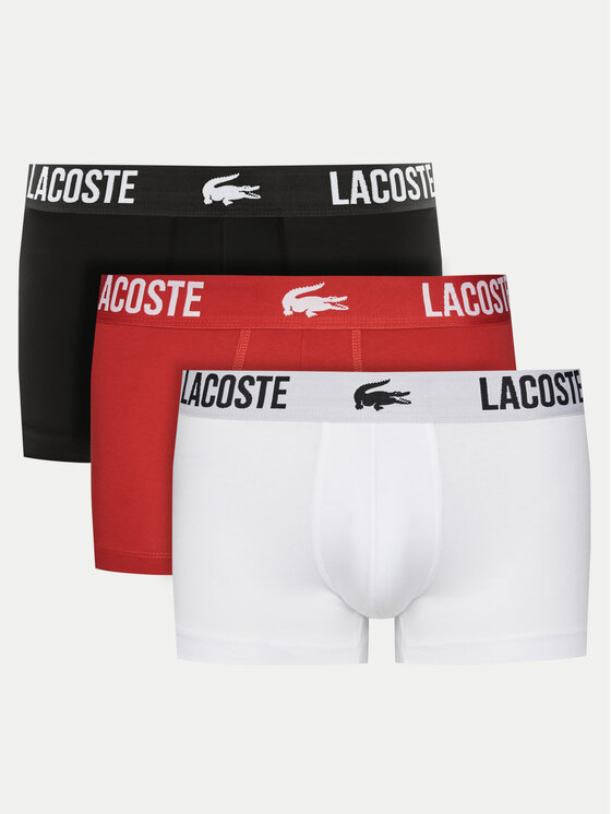 Lacoste Komplet 3 par bokserek 5H2393 Kolorowy