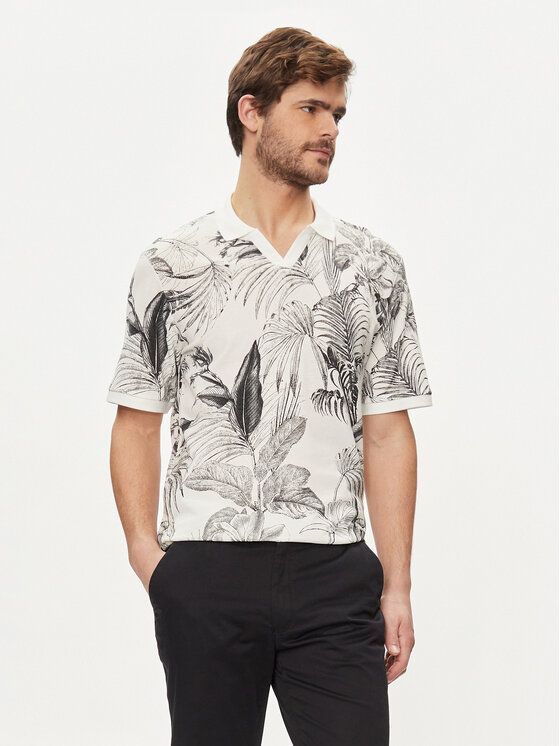 Jack&Jones Polo Guru 12250733 Biały Standard Fit