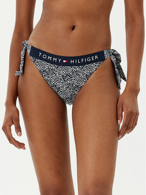 Tommy Hilfiger Dół od bikini UW0UW05366 Granatowy