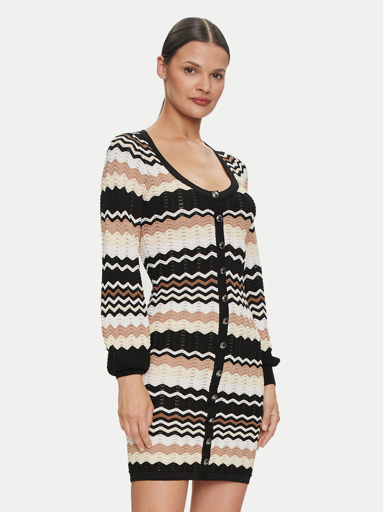 Guess Kardigan Virginia W4YK90 Z3GC0 Czarny Regular Fit