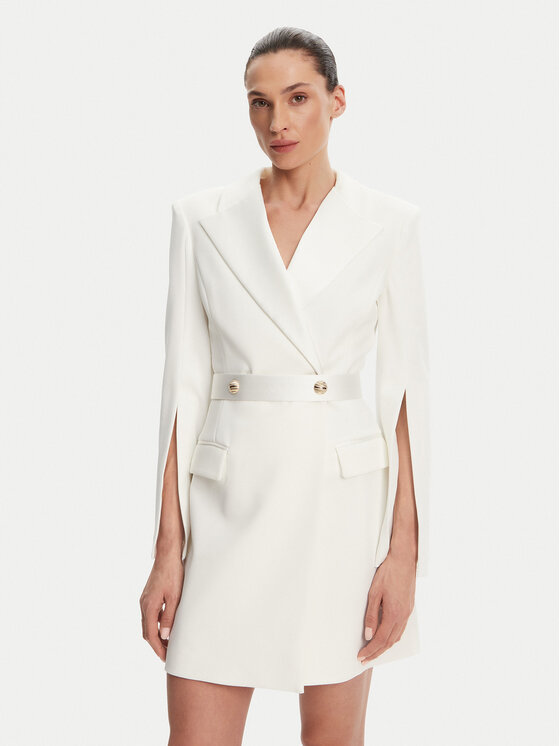 Imperial Sukienka koktajlowa ADAZJAWC Écru Regular Fit
