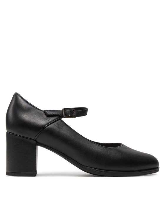 Clarks Czółenka Freva55 Strap 26172052 Czarny