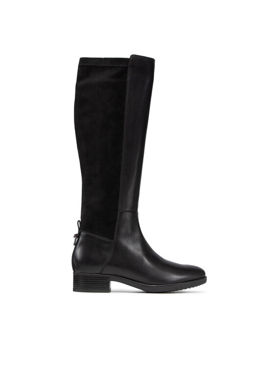 Geox Kozaki D Felicity D D16G1D 043JZ C9999 Czarny