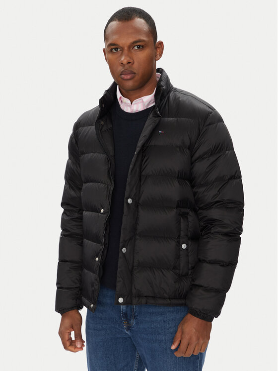 Tommy Jeans Kurtka puchowa DM0DM21937 Czarny Regular Fit