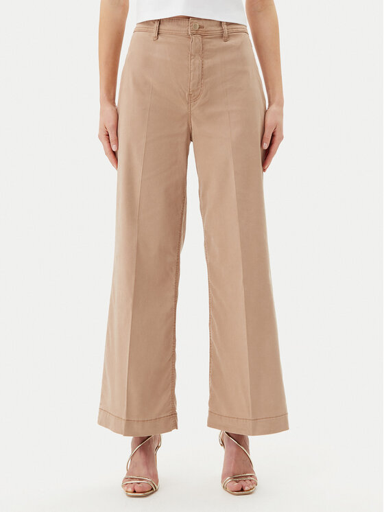 Guess Jeansy W5GA1Y WH7B1 Brązowy Wide Leg