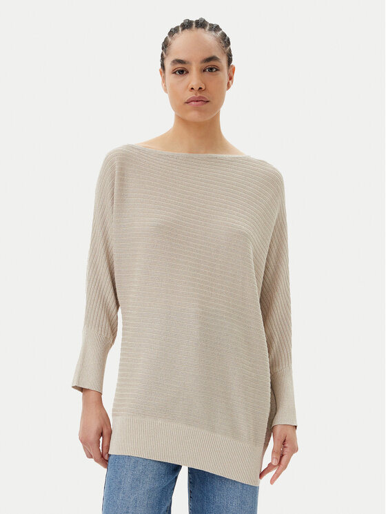 Morgan Sweter 251-MREC Beżowy Regular Fit