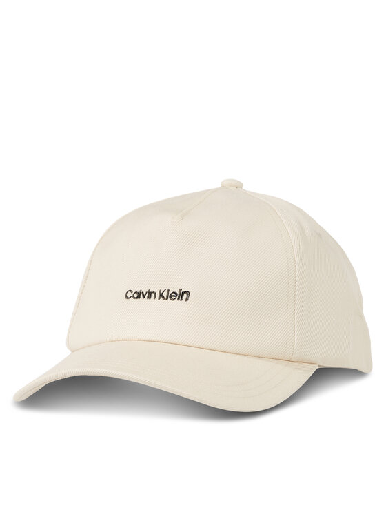Calvin Klein Czapka z daszkiem Elevated Softs K60K611905 Beżowy
