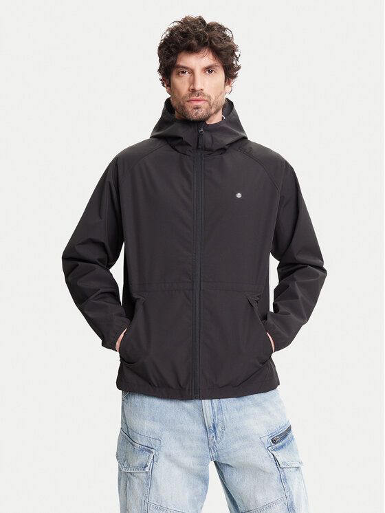 Element Kurtka przeciwdeszczowa Alder 2.0 Travel ELYJK00250 Czarny Relaxed Fit