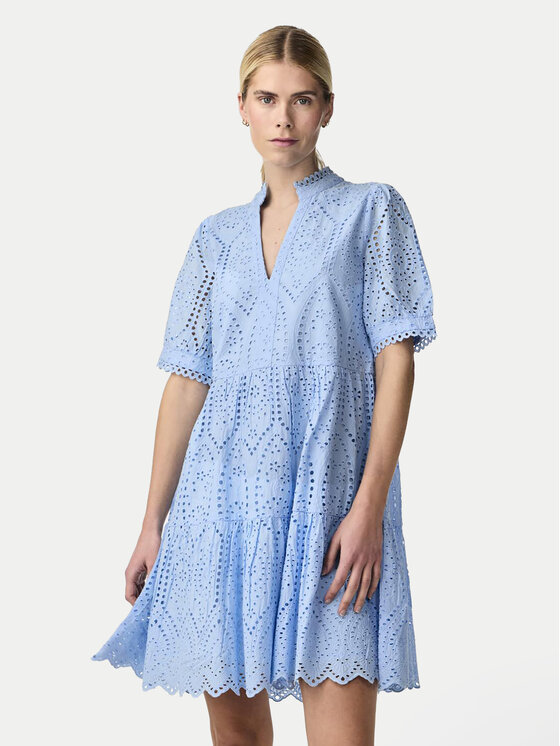 YAS Sukienka letnia Holi 26027163 Błękitny Relaxed Fit