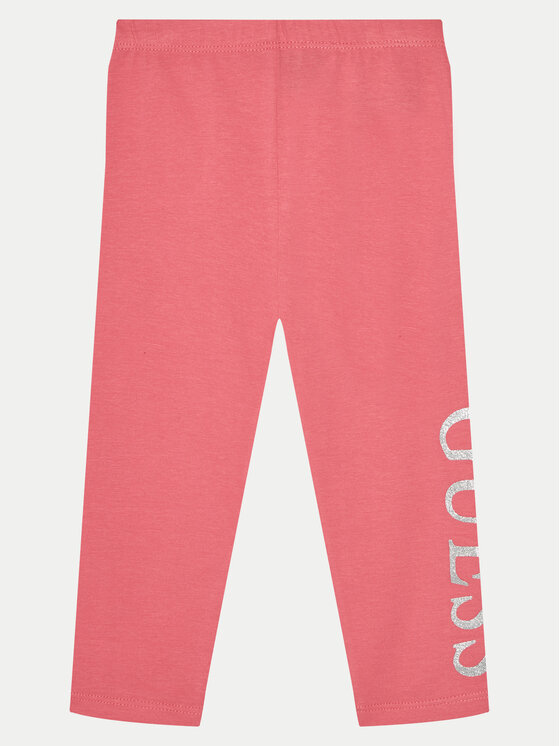 Guess Legginsy K3YB01 K82K0 Różowy Slim Fit