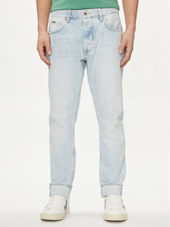 Pepe Jeans Jeansy PM207392 Błękitny Tapered Fit