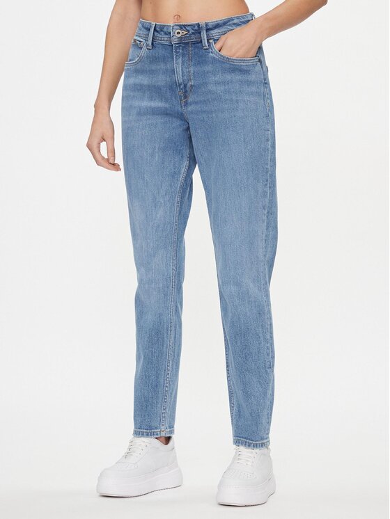 Pepe Jeans Jeansy PL204591 Niebieski Tapered Fit