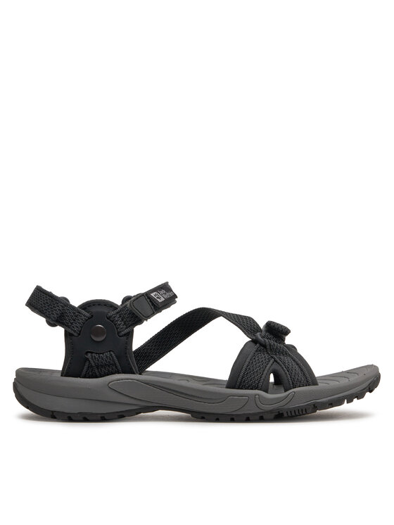 Jack Wolfskin Sandały Lakewood RiderSandal 4019041 Czarny