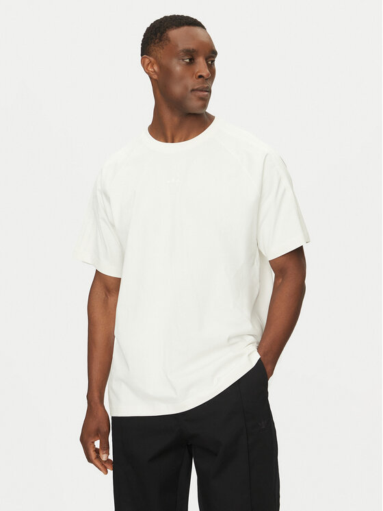 adidas T-Shirt Premium Essentials JD3278 Biały Loose Fit