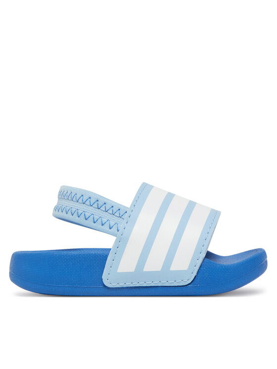 adidas Sandały adilette Estrap JR5327 Błękitny