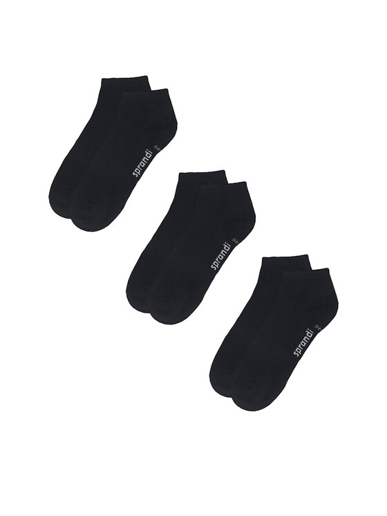 Sprandi Zestaw 3 par niskich skarpet damskich 0WB-001-AW23 (3-pack) Czarny