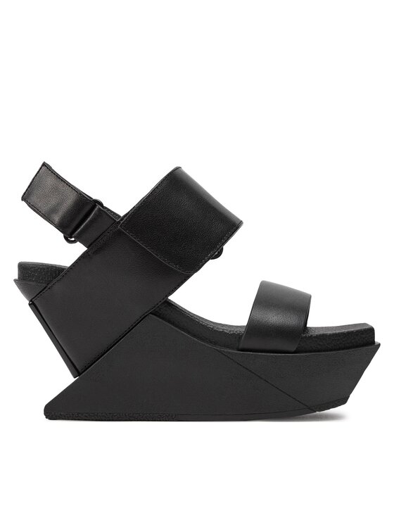 United Nude Sandały Delta Wedge Sandal 1041301162 Czarny