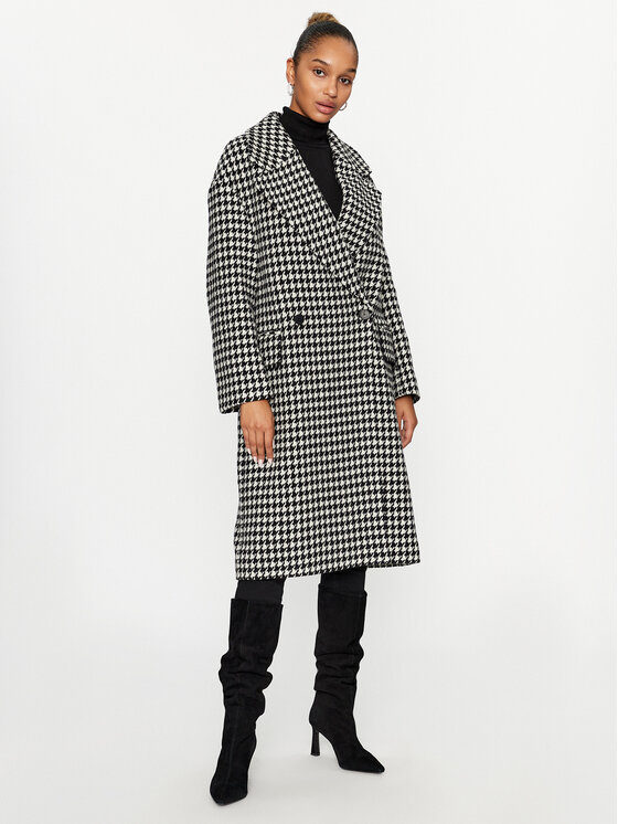 JOOP! Płaszcz wełniany 30039347 Czarny Regular Fit