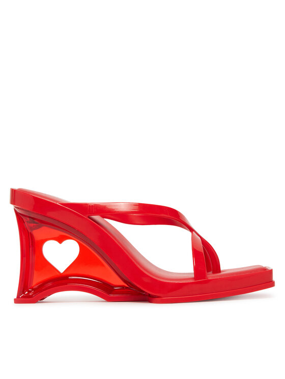 Melissa Japonki Melissa Glass Heel Ad 35801 Czerwony