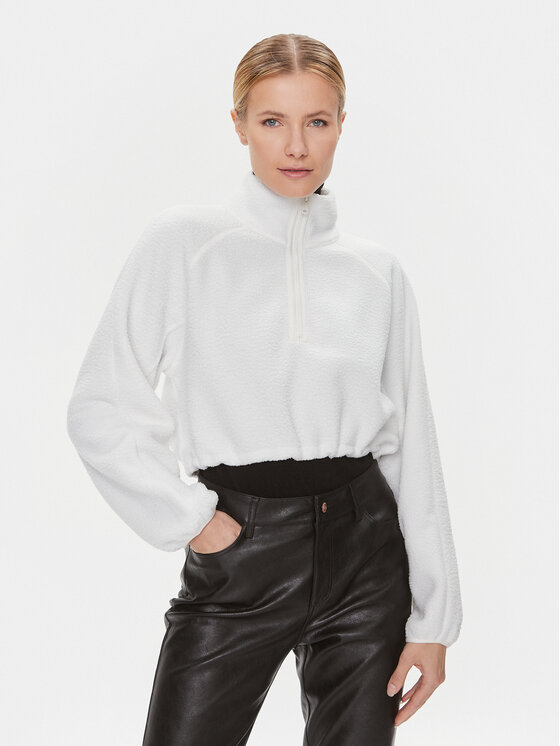 Calvin Klein Performance Polar 00GWF3W327 Biały Relaxed Fit