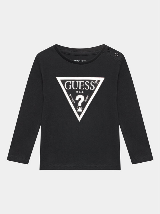 Guess Bluzka K84I18 K8HM0 Czarny Regular Fit