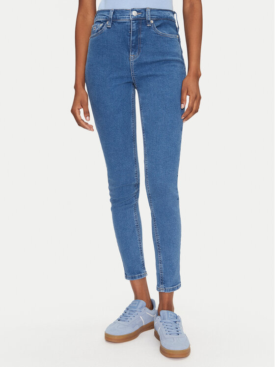 Tommy Jeans Jeansy Nora DW0DW20220 Niebieski Skinny Fit