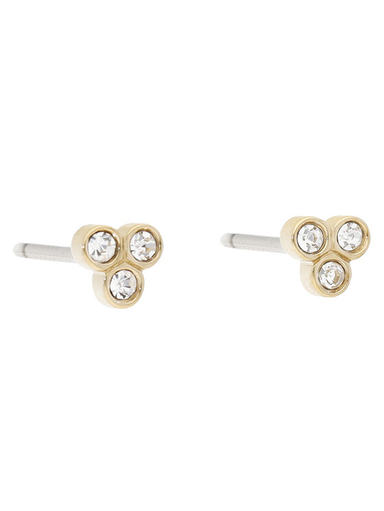 Fossil Kolczyki Trio Glitz JF04110710 Złoty
